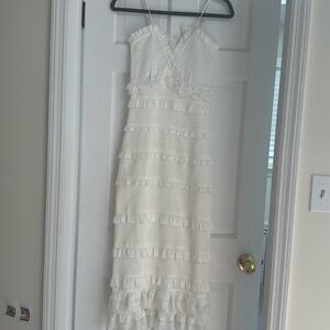 Worn once! V. Chapman smocked size 2 dress white